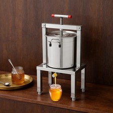 13.25L Honey Presser Stainless Beeswax Extractor Machine DIY Fruit Honey Presser