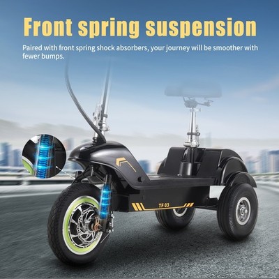 TWOFISH TF03 Elektroroller with Removable Seat, 500W Motor, 48V 15Ah 28km/h EU