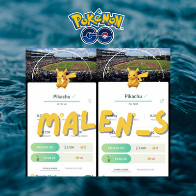 Pokémon go Shiny Pikachu MLB Tampa Bay Rays Baseball Background Trade or PTC 