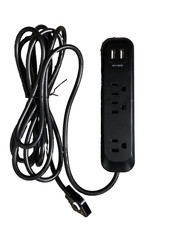 Power Strip with AC outlets/2 USB ports-9 ft. cord  N469 