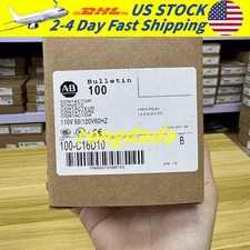 New Factory Sealed Allen-Bradley 100-C16D10 16 AMP 120VAC COIL IEC Contactor