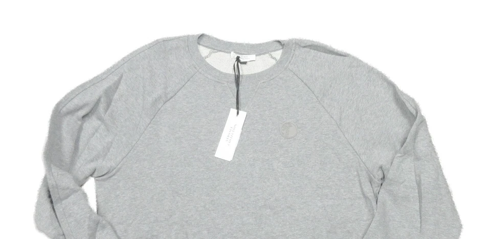 Versace Collection Gray Medusa Logo Graphic Crew-Neck Pullover Sweater $350 - Image 2 of 4