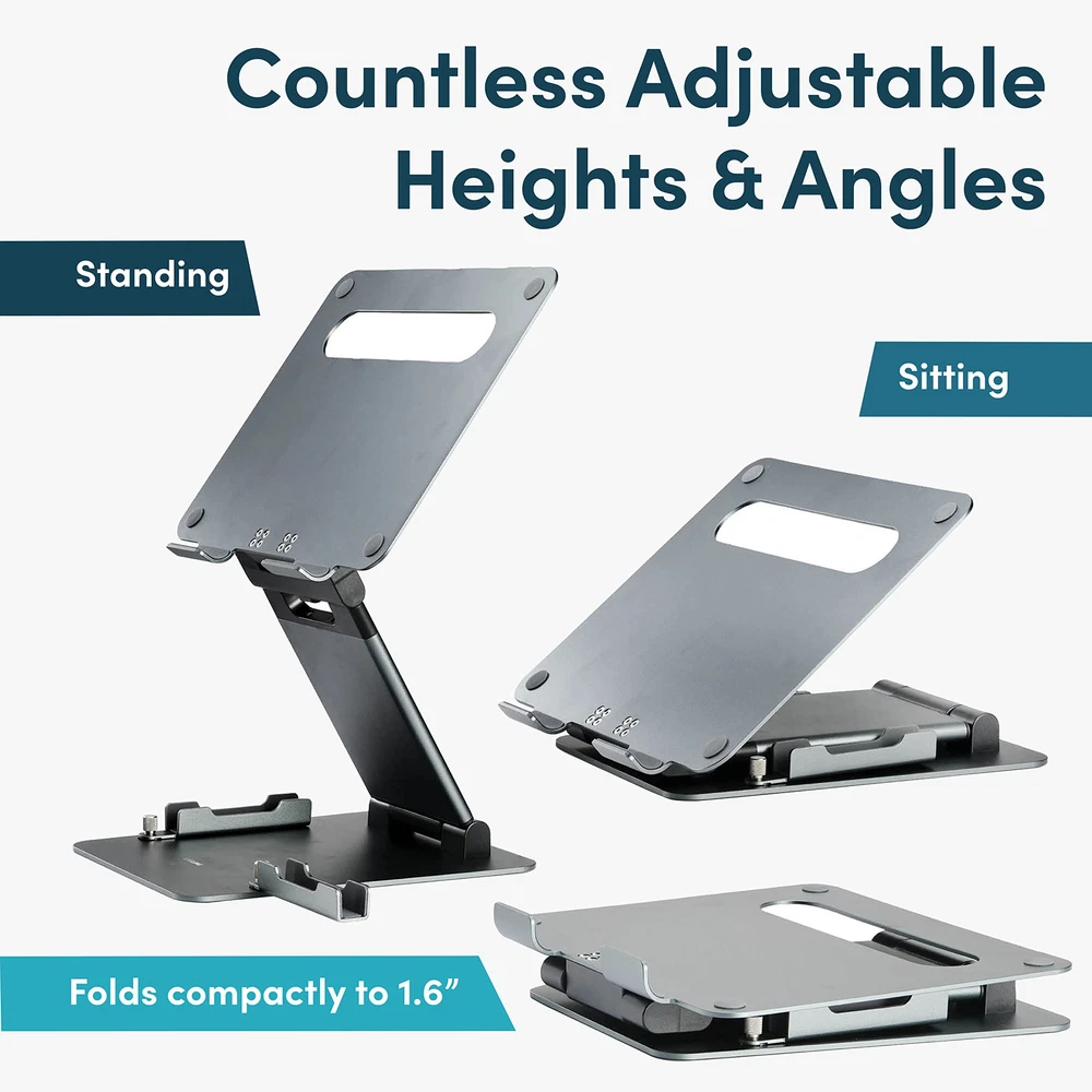 Laptop Stand Desk Adjustable Height up 20 Laptop Riser Computer Pulpit Stand