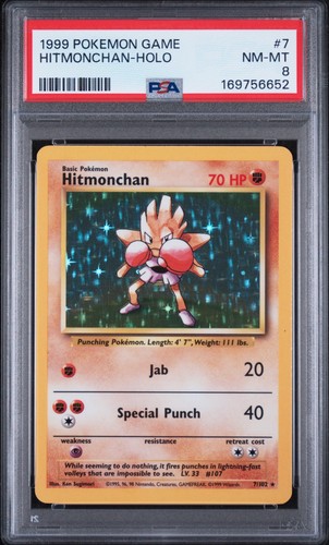 Hitmonchan graded PSA 8 for sale on eBay