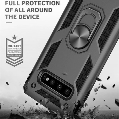 For Samsung Galaxy S10E Case /S10/Plus Phone Cover Shockproof + Tempered Glass