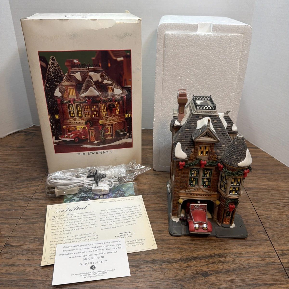 Dept 56 Firehouse In Department 56 Dickens Village Buildings for