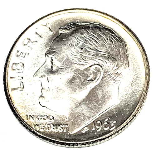 # C547    U.S. COIN,   ROOSEVELT   DIME   1963   Unc.