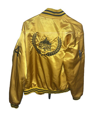 new jerusalem records jacket, Rapper Newark Nj Medium Gold Bomber, Varsity