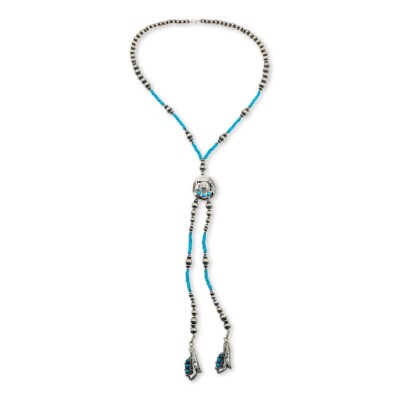 Chaco Canyon Dornröschen Türkis Cowboy Hut Lariat Halskette-Neu mit Etikett-$ 449,95