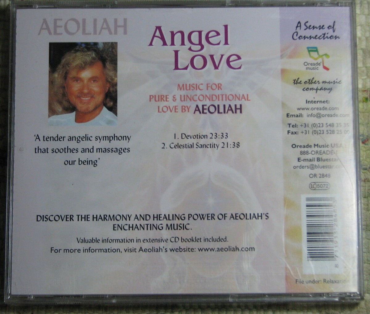ANGEL LOVE by Aeoliah CD 1999 (1985) Oreade Music OR 2848
