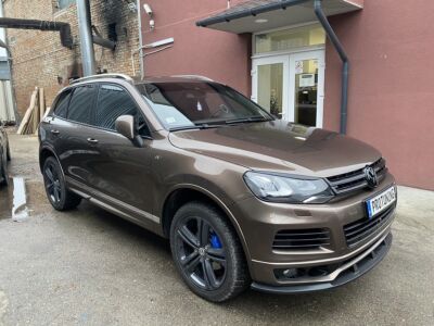 LGDONGFC Heckspoiler Für VW Touareg II (2010-2018) - Carbon Look Spoilerlippen