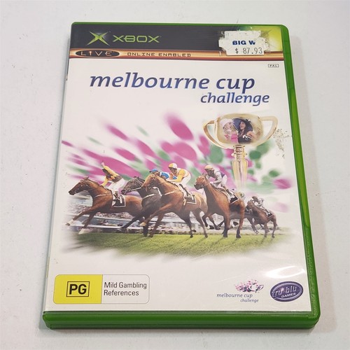 Microsoft Xbox Melbourne Cup Challenge Game 2006 Complete Horse Racing