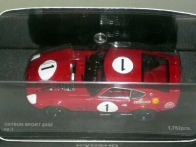 KYOSHO DATSUN SPORT Z432 no.1 ミニカー Kyosho 1/43 Nissan DATSUN Sport Z432 240Z #1 Model Car 1971 | eBay