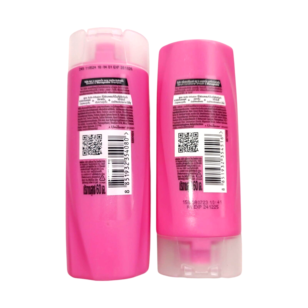 Sunsilk Shampoo & Conditioner Serum Smooth Manageable hair