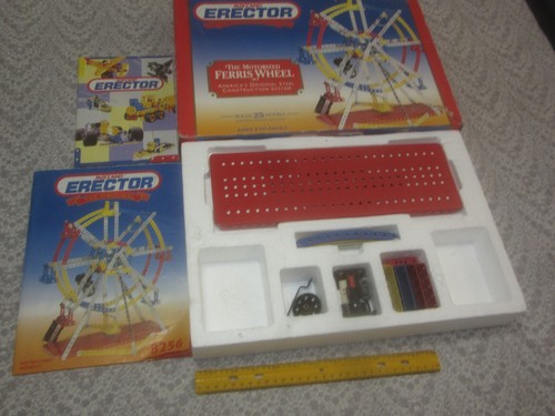 #8256 Meccano Aufrichter Set Das Original. Einige Teile fehlen.