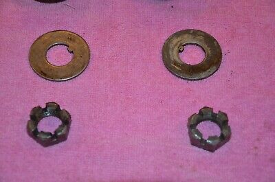 1937-1946 Chevrolet Chevy Pickup Suburban Panel 1/2 Ton Spindle Nut Dust Caps