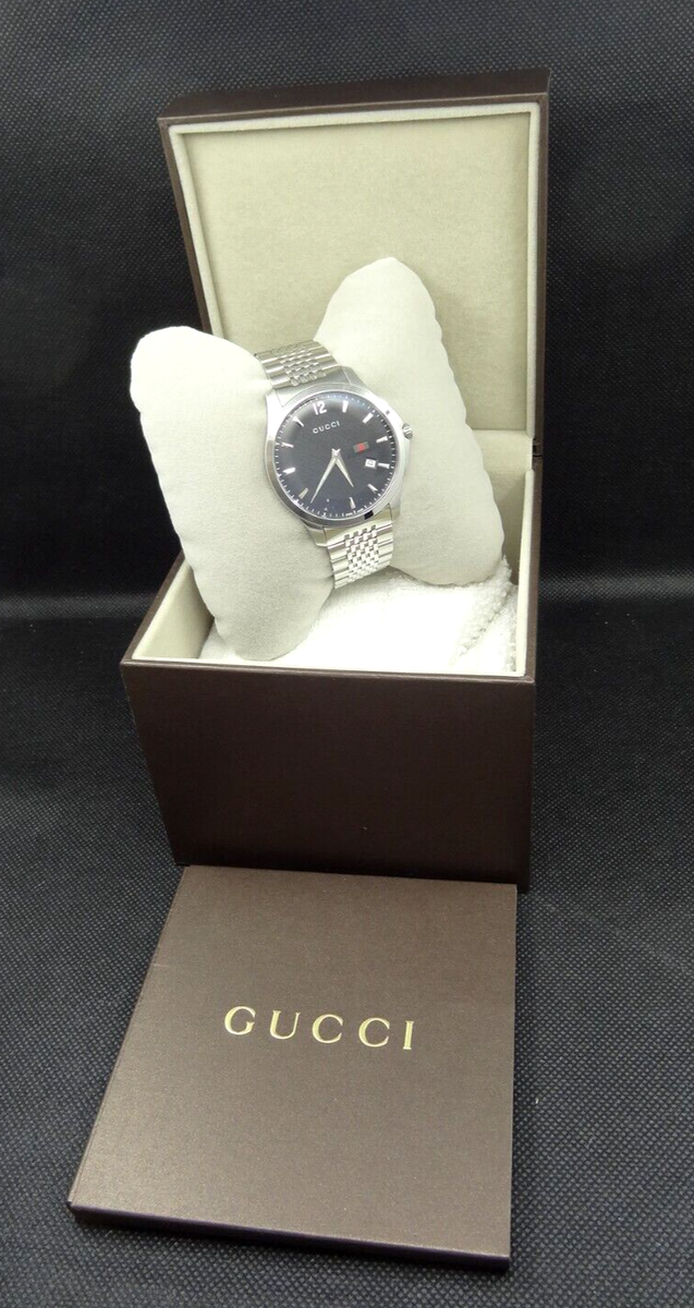 Gucci YA126309 Stainless Steel Silver Tone 126.3 Series G-Timeless