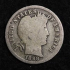 1898-S Silver Barber Dime GOOD FREE SHIPPING