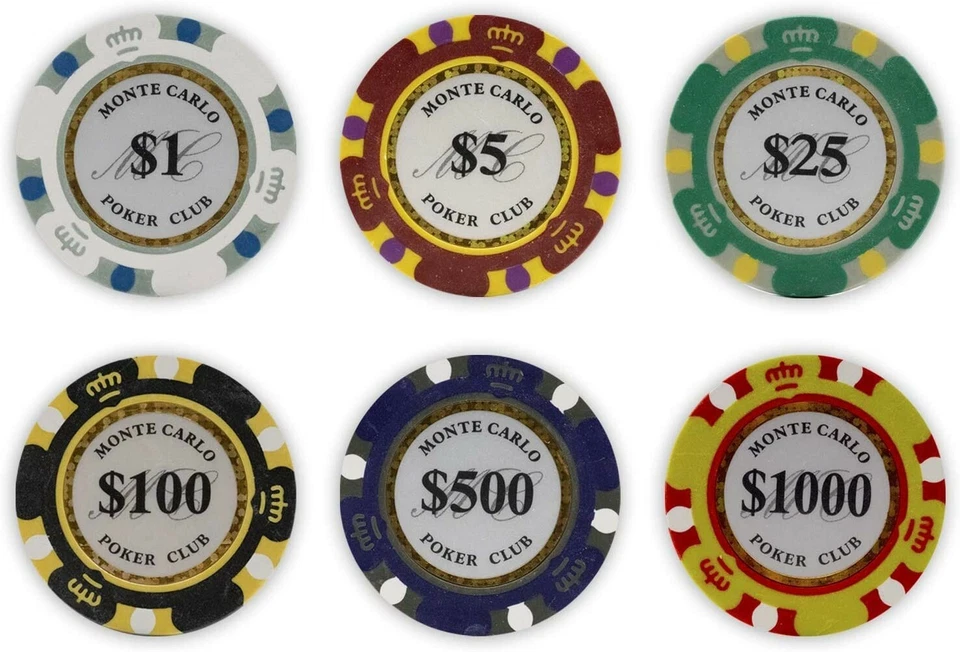DA VINCI Monte Carlo Poker Club Poker Chip Set (500 chips) - Image 2 of 4