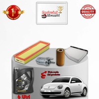 Set Service 4 Filter Und ÖL VW Beetle 2.5 125KW 170CV Von 2011-