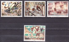 W CHINA PR 2505-2508 WALL PAINTINGS