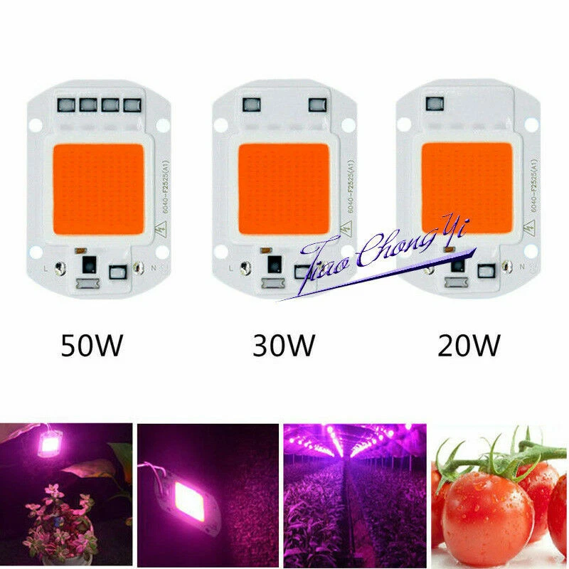 Full spectrum LED lamp 20W-50W COB LED with lens Smart IC Driver 220V,110V - Image 3 of 4