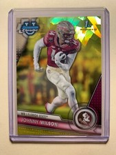 2023 Bowman Chrome University Sapphire JOHNNY WILSON 1st Yellow /75 FSU #22