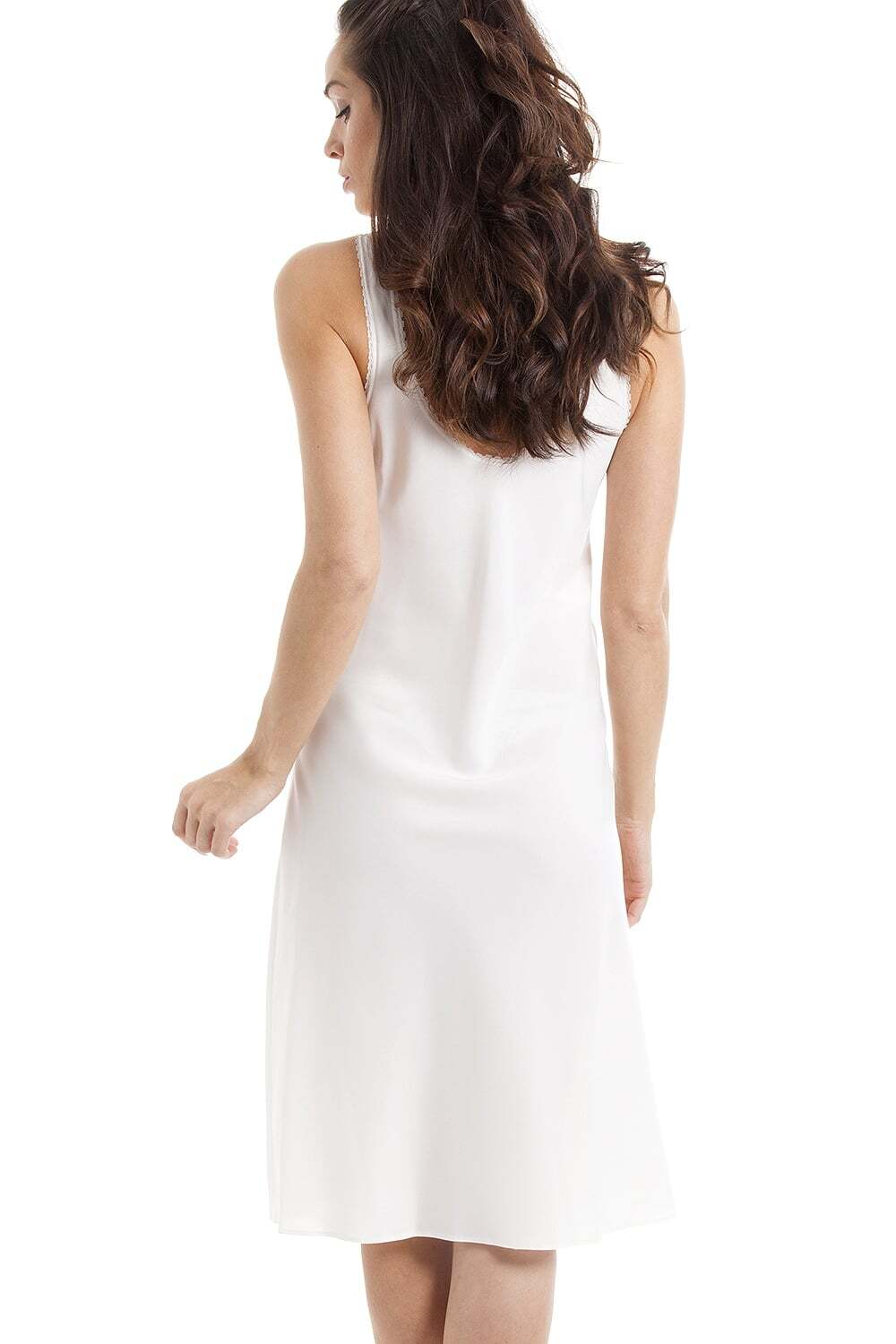 Camille Women's Full Slip Chemise Dress Classic Lace Elegant Ladies