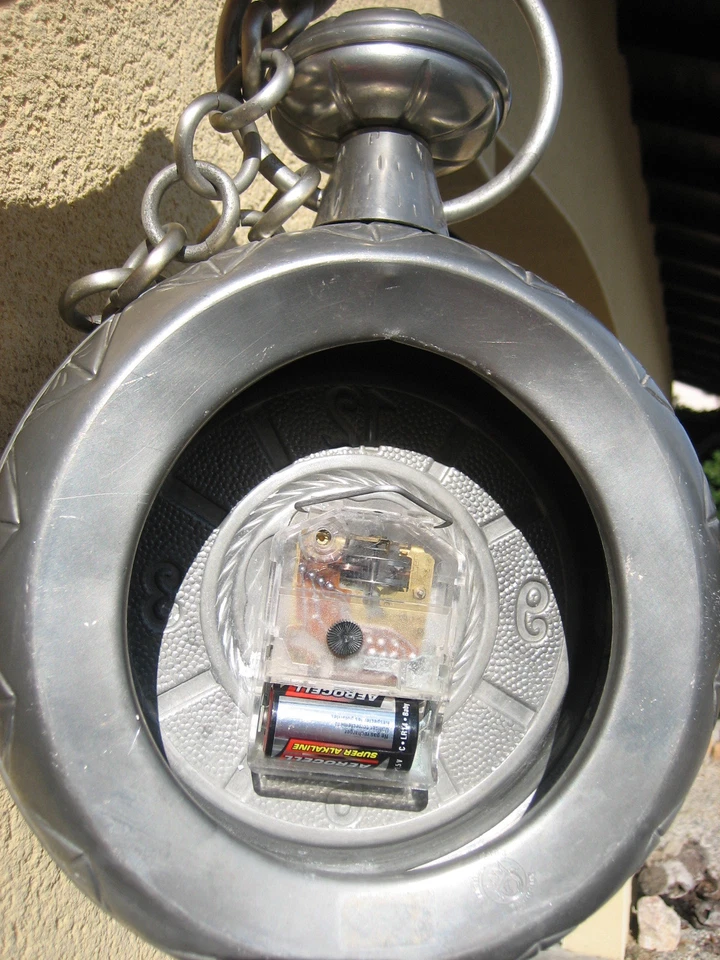 ETAIN-HORLOGE MURALE 1970-MONTRE GOUSSET-ALLEMAGNE-24x31cm-EXCEL. ETAT - Photo 4/4