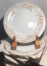 LILING Fine China Yung Shen 7.5” Bread Plate 1 each Flowers Gold Trim Used