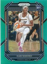 2023 Panini Prizm WNBA KADI SISSOKO RC ROOKIE #144 TEAL PRIZM MERCURY #11/49