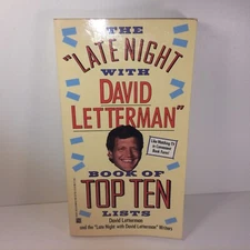 The Late Night with David Letterman Book of Top Ten Lists PocketBooks Paperback