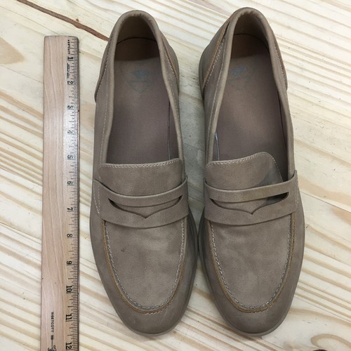 Rocket Dog Shoes Womens 10 Gabby Penny Loafers Beige Faux Leather Moc Toe Low - Picture 6 of 15