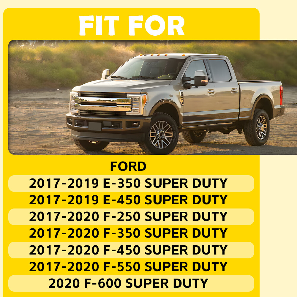 FOR 2017-2019 Ford F-250 F-350 Super Duty Rear Tailgate Black Hatch Door Handle