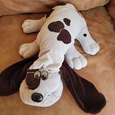 1986 Pound Puppy Grey with Black Floppy Ears by Tonka