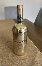 Vintage 1970 1976 Canadian Club Whiskey Gold Bottle Olympics Commemorative Empty