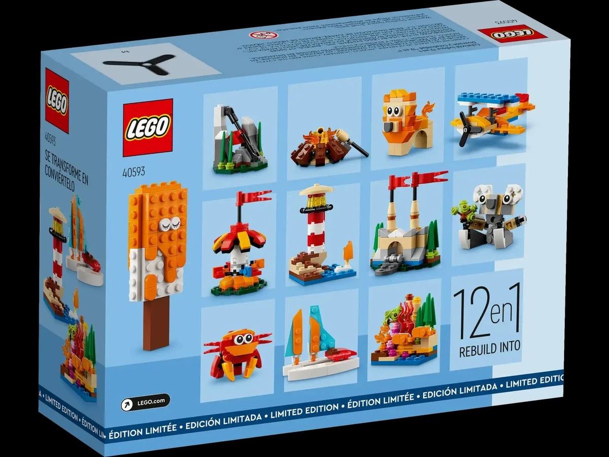 Lego 40593 In Store Exclusive Fun Creativity 12 in 1 Set New
