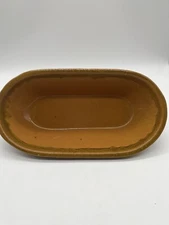 Red Clay Bottom Glazed Pottery Bowl Dish