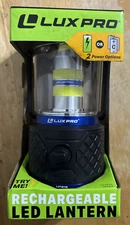 LUXPRO Rechargeable Dual-Power 1100 Lumen LED Lantern (LP1512)... FREE S&H!