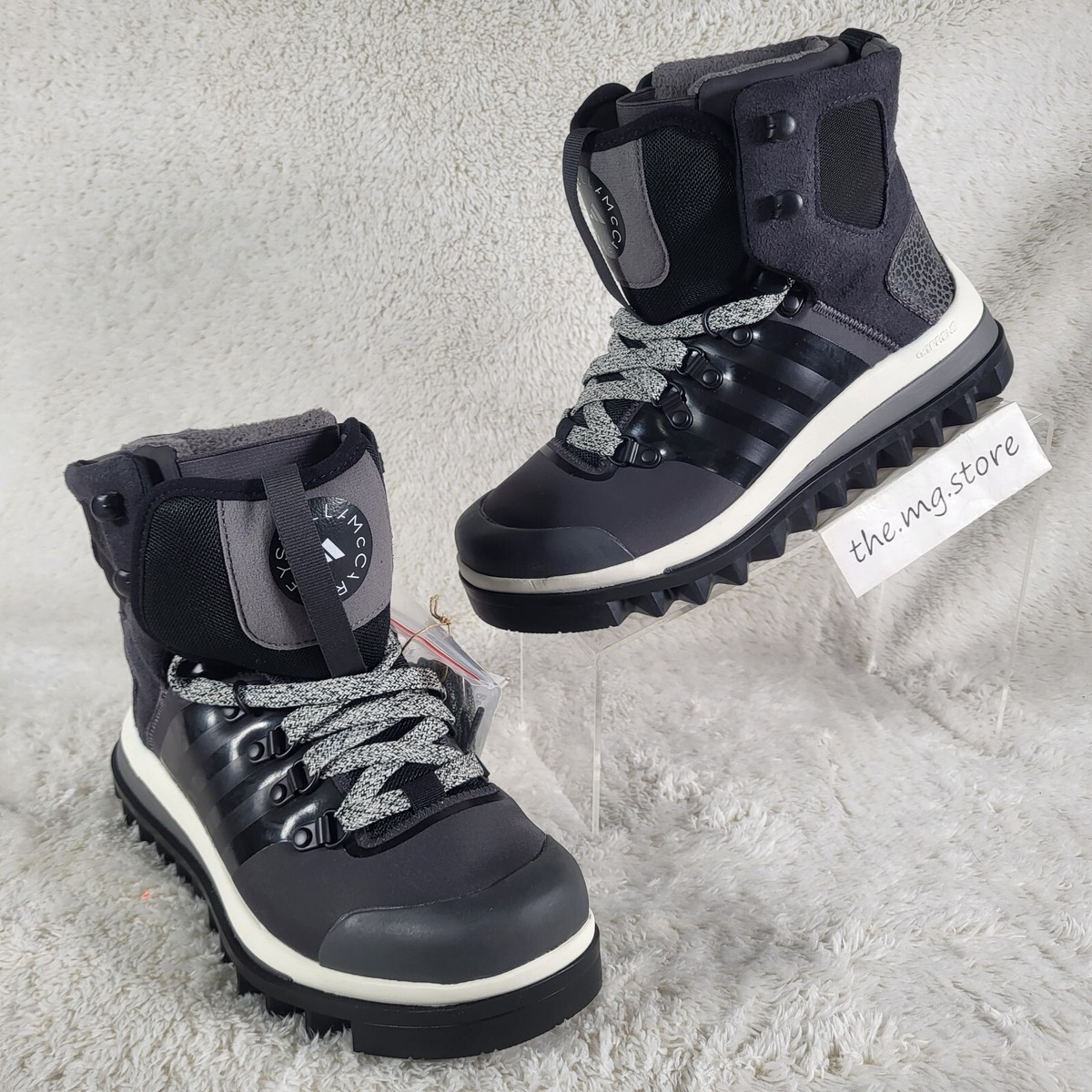 Adidas by Stella McCartney Eulampis Hiking Bootsブーツ Adidas by Stella McCartney Womens Eulampis FX1963 Black