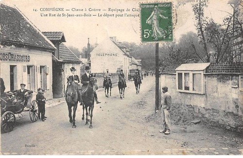 CPA CHANTILLY OISE 60 LES COURSES LE DERBY ET L'ARRIVÉE