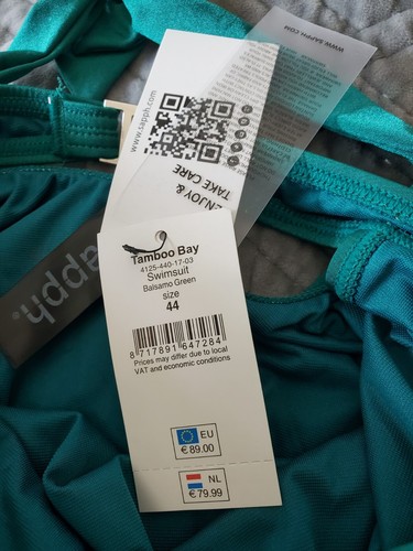 Sapph BALSAMO Green One Piece Swimming suit Swimsuit Size 14 - 第 3/14 張圖片