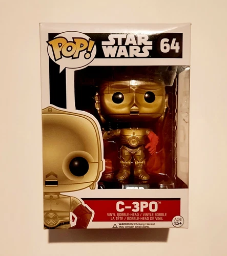 Funko Pop! C-3PO #64 Chrome Metallic Star Wars Figure