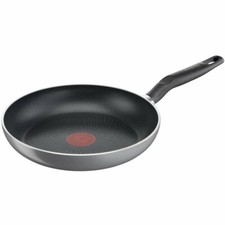 Image of Tefal Super Start 28cm Fry Pan Titanium Non Stick Induction Dishwasher Grey New