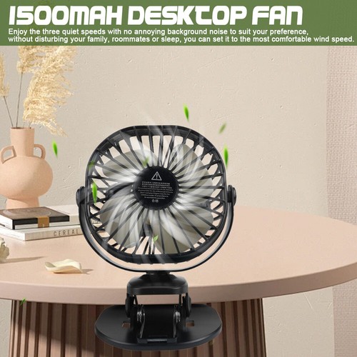 Premium Clip Ventilator oszilierend für Growbox Grow Grower Zelt Lüfter mit Clip - Bild 10 von 24