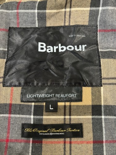 Giacca Uomo Barbour Beaufort Cera A887 Large Usata (W6) - Foto 14 di 21