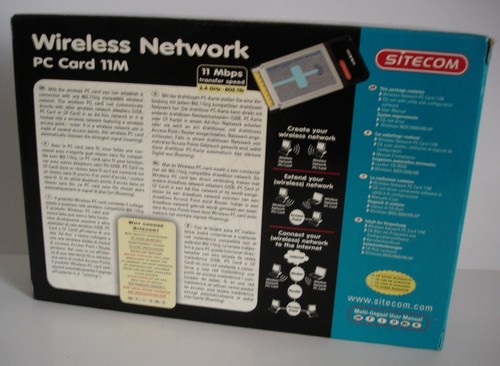 Sitecom Wireless Network PC Card 11M - New & Boxed (B4) - 第 2/2 張圖片