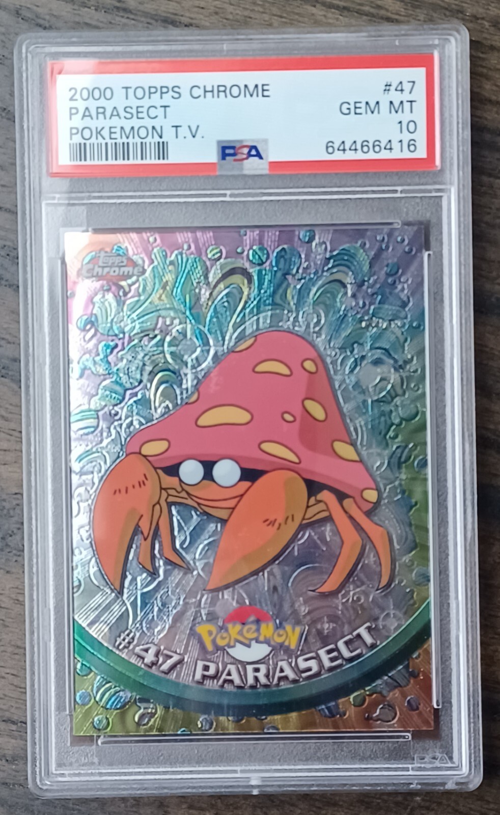 PSA10】 オコリザル 英語 topps chrome POKEMON TV