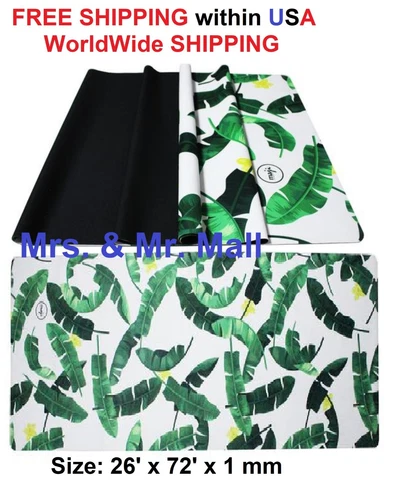 Suede & Natural Rubber Travel Yoga Mat Leaf 4000 Exercise Fitness Yoga Mat