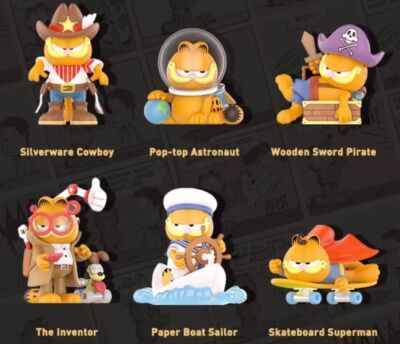 Authentic Garfield Day dream Series Blind Box Designer Toy Figures